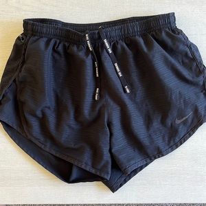 Nike black running shorts, size xs